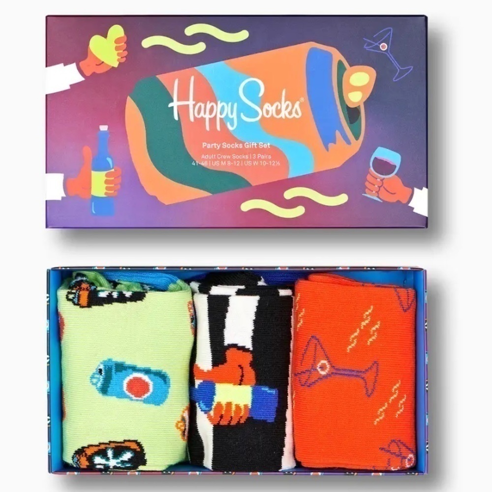 NWT Happy Socks Party Gift Set